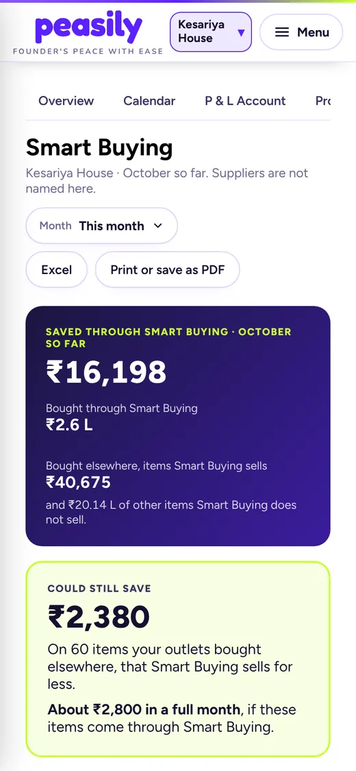 Smart Buying on the phone
